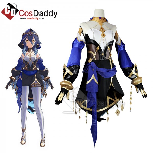 Genshin Impact Sumeru Layla Cosplay Costume Halloween Party Suit